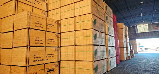 A alta da exportação de madeira para os EUA